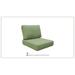 TK Classics Coast 4 Piece Outdoor Lounge Chair Cushion Set Acrylic in Green | 6 H x 28 W in | Wayfair CUSHIONS-COAST-03B-CILANTRO