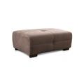 Cavadore Hocker Mavericco / XXL Sitzbank in Lederoptik / Industrial Style / Passend zu Big Sofa und Ecksofa Mavericco / 108 x 71 x 41 cm (BxHXT) / Mikrofaser Hellbraun