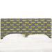 Wrought Studio™ Eakes Seam Panel Headboard Upholstered/Metal/Linen/Cotton in Black | 51 H x 41 W x 4 D in | Wayfair