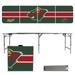 Minnesota Wild Striped Design 8' Portable Folding Tailgate Table