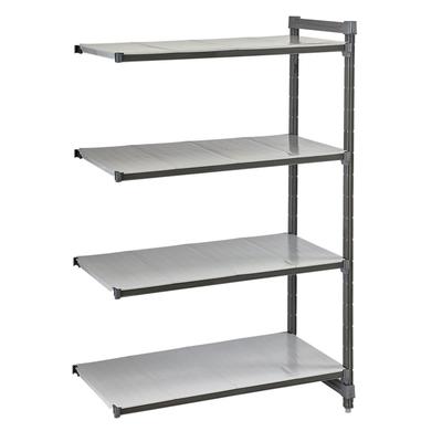 Cambro EA186064S4580 Camshelving Elements 4 Tier Add-On Unit - 60" x 18" x 64" - Solid