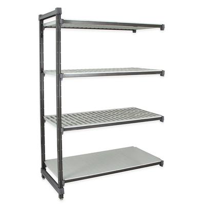 Cambro EA244872VS4580 Camshelving Elements Vented/Solid Add-On Shelving Unit - 4 Shelves, 48"L x 24"W x 72"H, Add On
