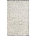 Black/White 60 x 0.5 in Area Rug - Dash and Albert Rugs Network Handmade Flatweave White Area Rug Nylon/Cotton/Wool | 60 W x 0.5 D in | Wayfair