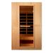 Dynamic Infrared Maxxus 2 - Person Indoor Bluetooth Compatible FAR Infrared Sauna in Hemlock in Brown | 75 H x 40 W x 48 D in | Wayfair