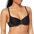 Aubade Women's Rosessence Spacer T-Shirt Bra Molded, Black, 32B