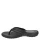 Skechers Men's REGGAE-COBANO Flip Flops, Black (Black Blk), 8 (42 EU)