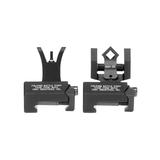 Troy Micro Set M4 Top Mounted Deployable Front and Rear Sight Black SSIG-MCM-SSBT-00