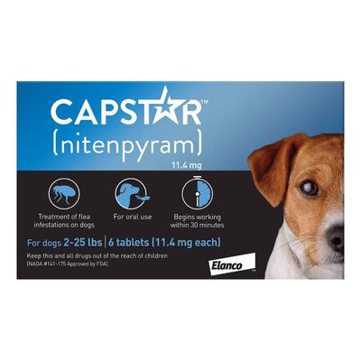 Capstar Flea Control Tablets Cats 0.5-11kg 12 Tablets