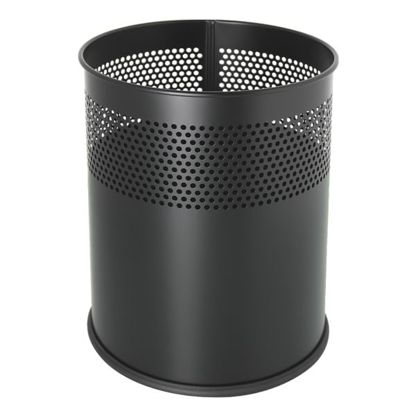 helit Papierkorb »the dot H25157« 15 L schwarz, 26x31.5x26 cm Image