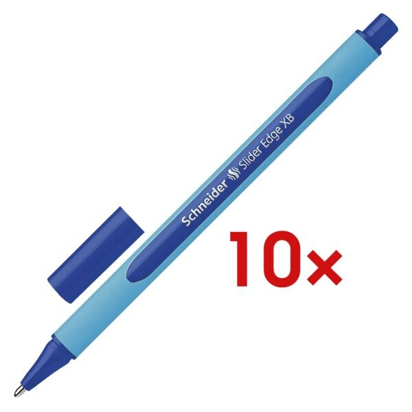 Schneider 10x Kugelschreiber »Slider Edge XB« 1522 blau Image