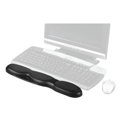 Kensington Handgelenkauflage mit Gelfüllung schwarz, 13.4x4x57.4 cm