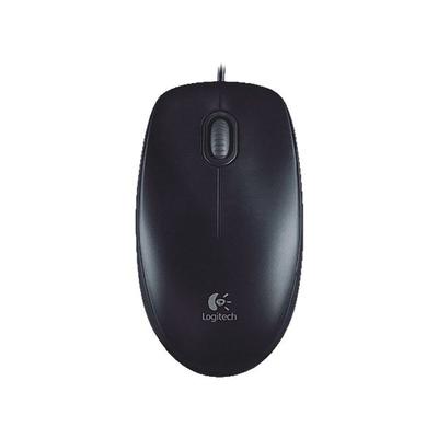 Optische Maus »B100« schwarz, Logitech, 4.7x13.1x8 cm