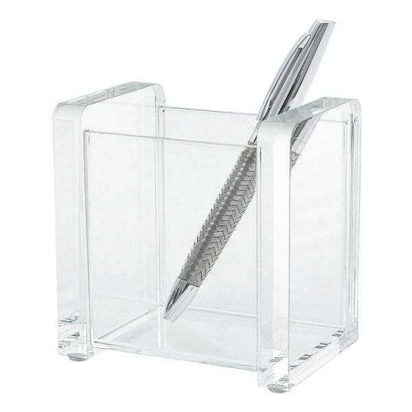 Wedo Stifteköcher »acryl exklusiv« transparent, 9.4x9.4x6.5 cm Image