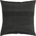 Willa Arlo™ Interiors Arber Pleated Throw Pillow Cover Polyester in Black | 22 H x 1 D in | Wayfair WLAO2373 40954231