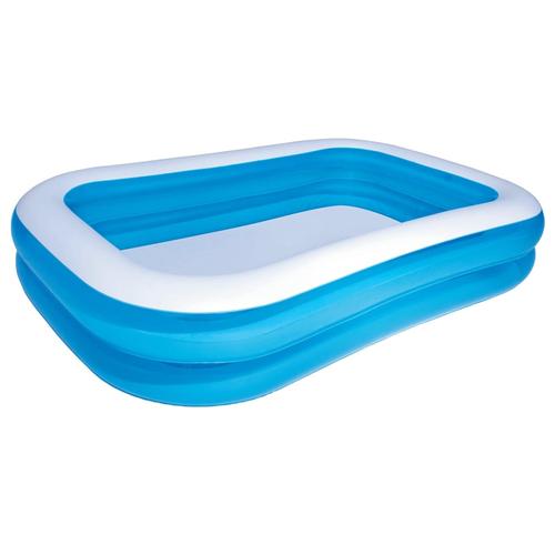 Bestway Aufblasbarer Pool Blau/Weiß 262×175×51 cm 54006