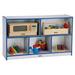 Jonti-Craft Rainbow Accents® 5 Compartment Shelving Unit Wood in Blue | 29.5 H x 48 W x 15 D in | Wayfair 0392JCWW112