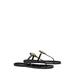 Tory Burch Mini Miller Jelly Thong Sandal, Perfect Black, size 6