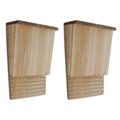 vidaXL Bat House 22 x 12 x 34 cm Set of 2