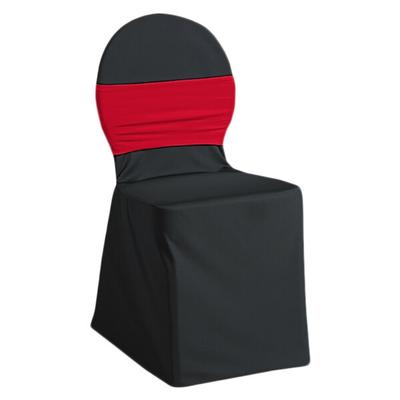 Snap Drape CN420CB811 Silhouette II Crimson Chair Cover Band