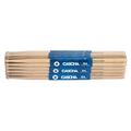 CASCHA Drumsticks 5A American Hickory - 12 Paar hochwertige Drum Sticks aus robustem Hickory-Holz - ausgewogener Schwerpunkt für optimale Kontrolle - Länge 407 mm - Schlagzeug Sticks 24 Stück