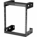 StarTech.com 2-Post 12U Heavy-Duty Wall-Mount Network Rack, 19" Open Frame Server Rack, 12" Deep, Wall Mount Data Rack for IT / AV / Patch Panel / Computer Equipment (RK12WALLO)