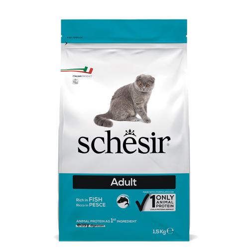 1,5kg Adult Maintenance mit Fisch Schesir Katzenfutter trocken