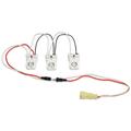 GE 32083 - 3-Lamp Wiring Harness for LED Tubes Includes (3) Pre-Wired Non-Shunted Sockets In-Line Fuse Quick Disconnect (BT8-3L-KIT/NS)