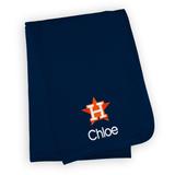 Infant Navy Houston Astros Personalized Blanket