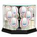 Perfect Cases and Frames Octagon Six 9.5" x 9.5" Glass Baseball Ball Display Case | 8 H x 9.5 W x 9.5 D in | Wayfair 6BSB-B