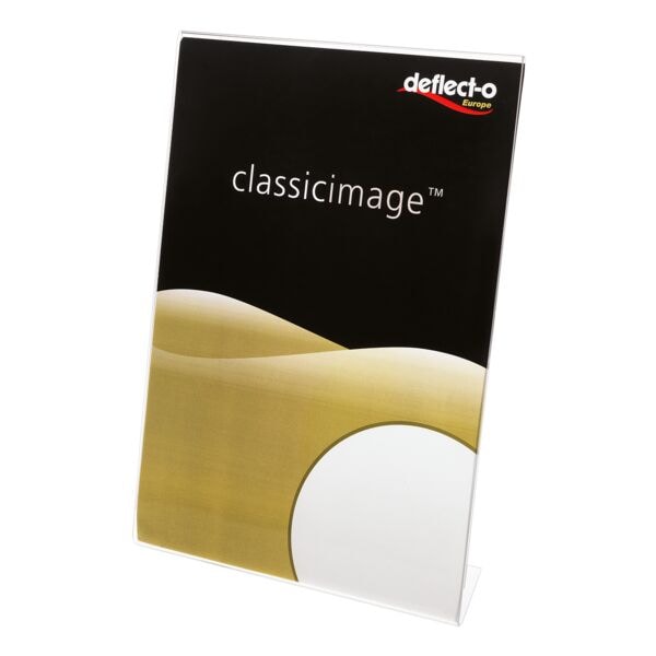deflecto Tischaufsteller »deflecto®« A5 schräg transparent, 15x21x5.3 cm Image