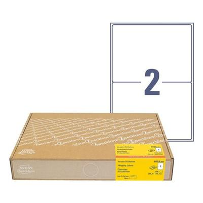 600er-Pack Versand-Etiketten »8018-300« A5 (199,6 x 143,5 mm) weiß, Avery Zweckform