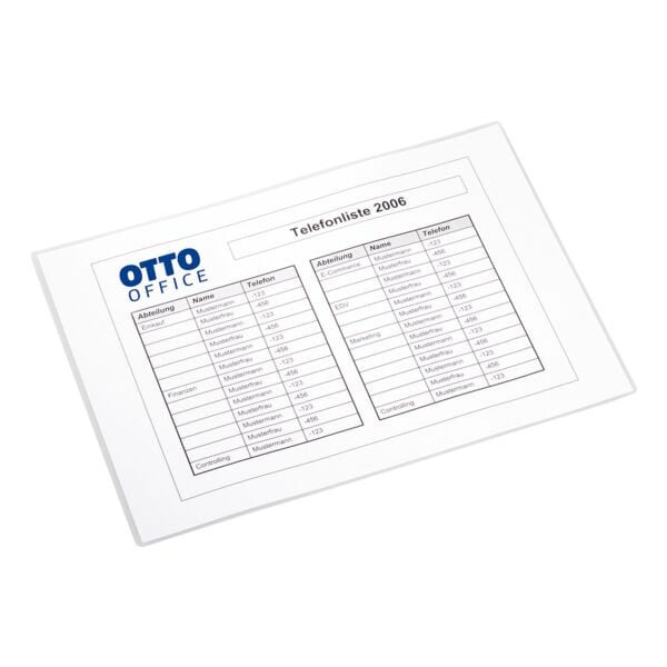 OTTO Office Laminierfolien A5 100 Stück 250 mic transparent, 15.4x21.6 cm Image