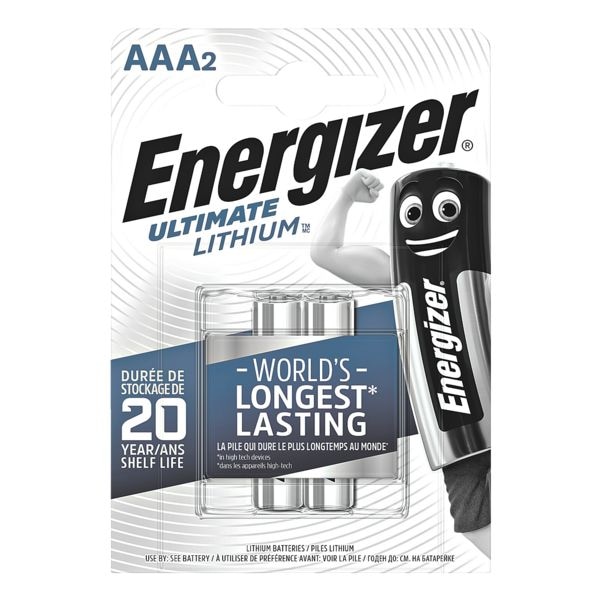 Energizer 2er-Pack Batterien »Ultimate Lithium« Micro / AAA / FR3 Image