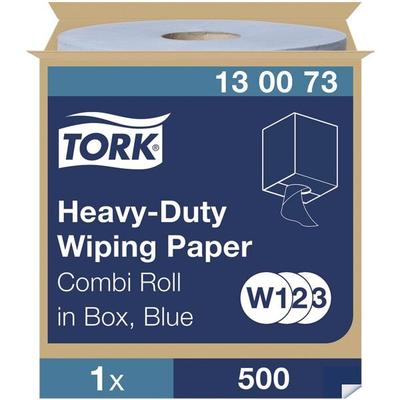 Tork Industrie-Wischtücher blau 2-lagig 23,5 x 34 cm (1x500 Blatt) blau, 23.5 cm