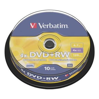 Verbatim DVD-Rohlinge »DVD+RW« 10er-Spindel silber Image