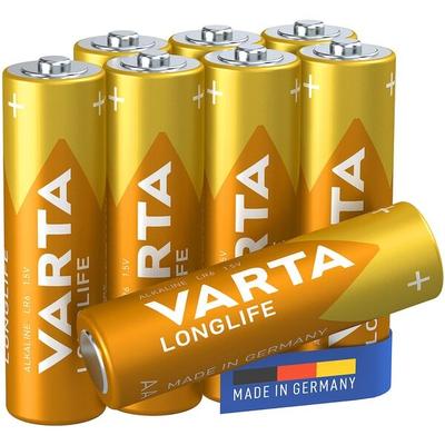 Varta 8er-Pack Batterien »LONGLIFE« Mignon / AA / LR06
