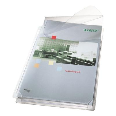 Prospekthüllen »Maxi 4757« A4 genarbt - 5 Stück transparent, Leitz, 23.6x30.7 cm