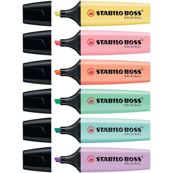 Stabilo 6er-Pack Textmarker »BOSS® Original« Pastell grün Image