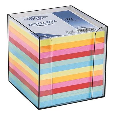 Wedo Zettelbox »rauchglas« transparent, 9.5x9.5x9.5 cm