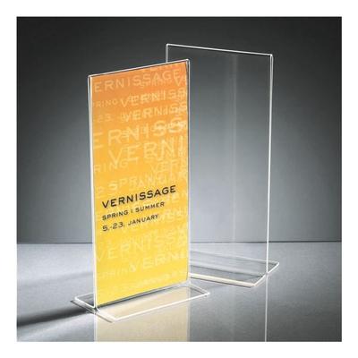 Sigel Tischaufsteller TA224 transparent, 10.5x21.2x6.5 cm