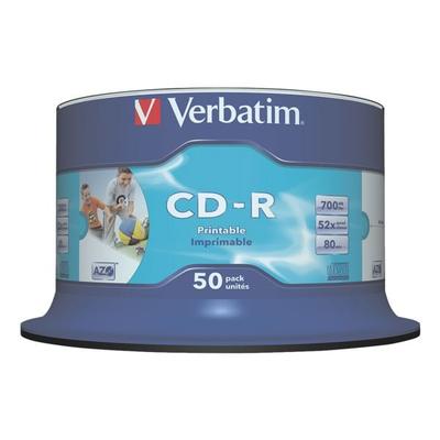 Verbatim CD-Rohlinge »Printable CD-R« silber Image