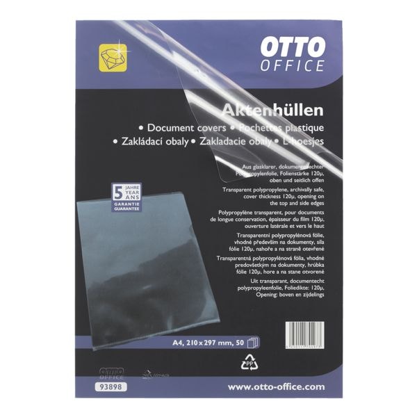 OTTO Office Premium 50er-Pack Sichthüllen »Premium« - glasklar transparent, 21x29.7 cm Image