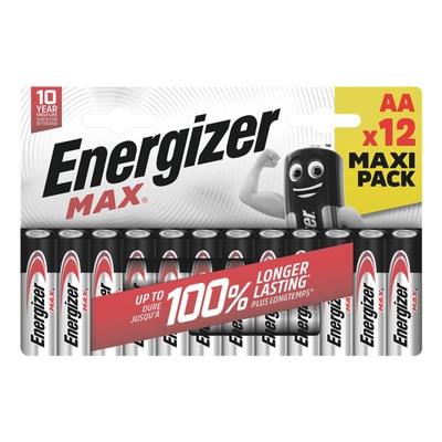 12er-Pack Batterien »Max Alkaline« Mignon / AA / LR06, Energizer