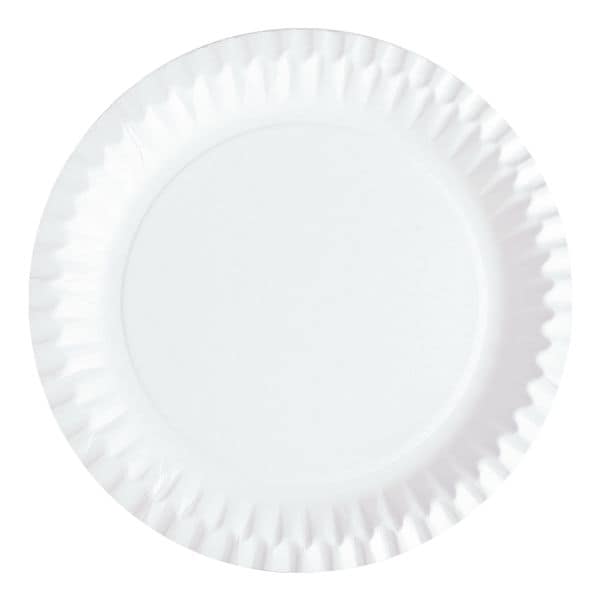 Papstar 100er-Pack Einweg-Teller weiß Image