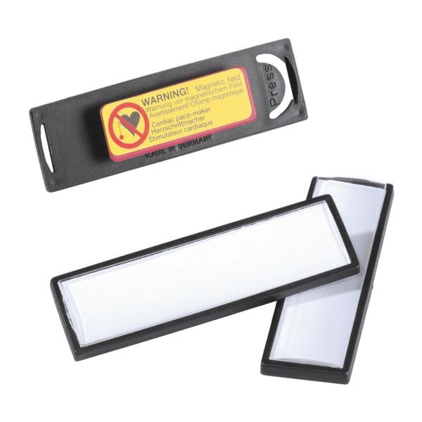 Durable Namensschilder »Magnet« - 25 Stk schwarz, 6.7x1.7 cm Image
