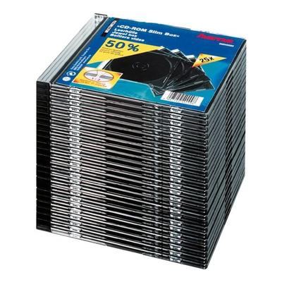 Hama CD/DVD/Blu-ray-Leerhüllen »Slimline« - 25er-Set transparent, 12.5x14.2x0.52 cm Image