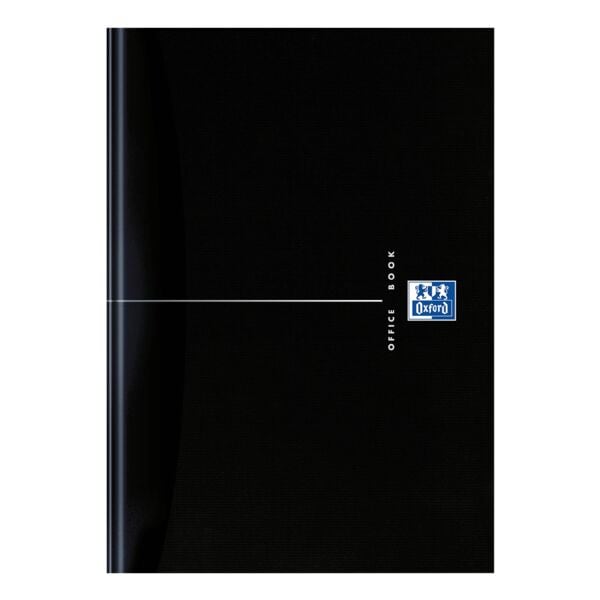 Oxford Notizbuch »Essentials«A5 kariert - 96 Blatt beidseitig beschreibbar schwarz Image
