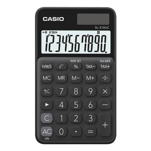Taschenrechner »SL-310UC« schwarz, CASIO, 7x0.8x11.8 cm