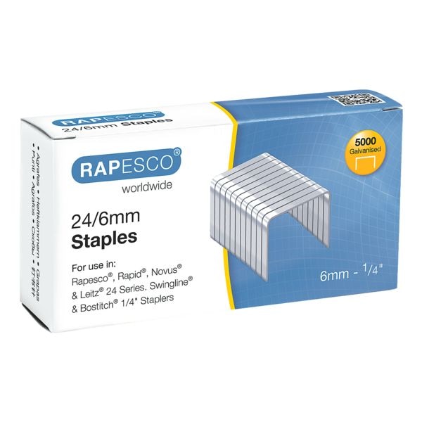 RAPESCO Heftklammern »24/6« silber Image