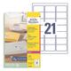 525er-Pack Folien-Etiketten »L7560-25« transparent, Avery Zweckform